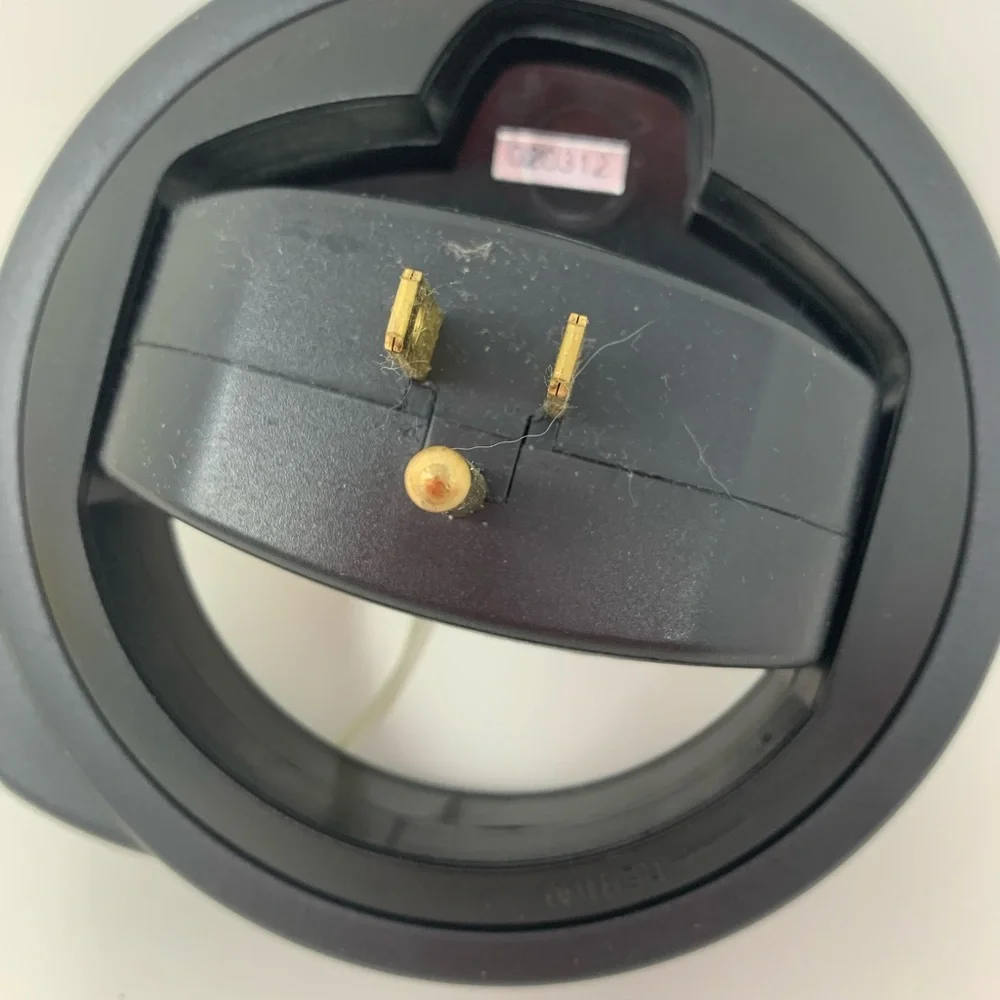 Fellows Black Power Outlet with Surge Protection